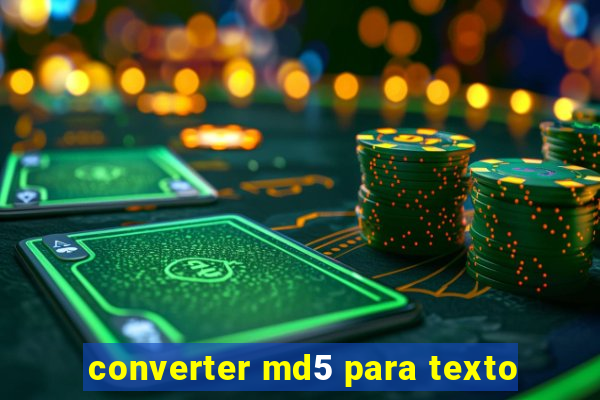 converter md5 para texto